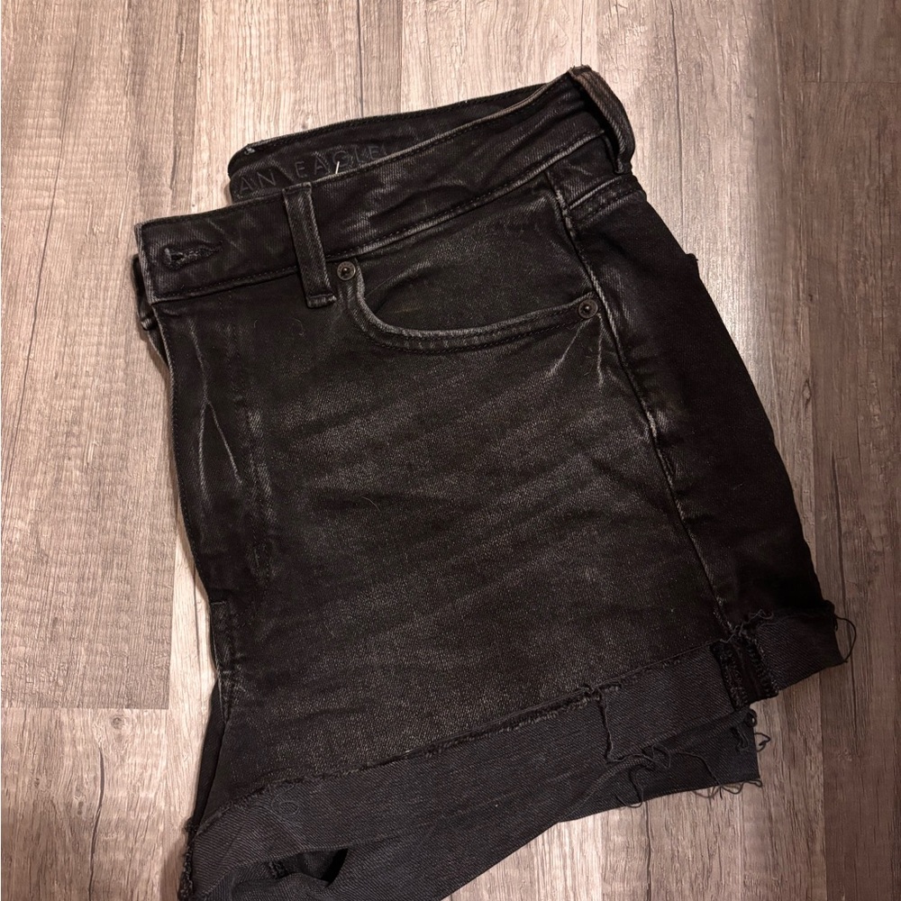 American Eagle Outfitters Black Jean Shorts